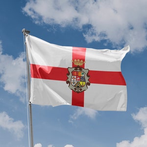 Huesca Province, Spain Flag | Unique Design Print | High Quality Materials | Size - 3x5 Ft / 90x150 cm | Made in EU