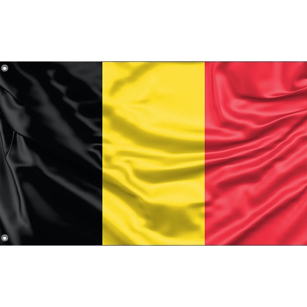 Drapeau de la Belgique | Design unique | d’impression Matériaux de haute qualité | Taille - 3x5 Ft / 90x150 cm | Fabriqué dans l’UE