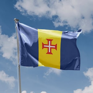 Flag of Madeira, Portugal | Unique Design Print | High Quality Materials | 5 Sizes | Made in EU