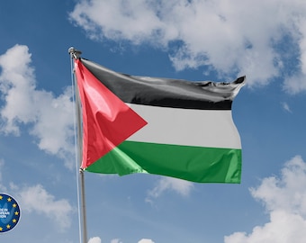 Palestine Flag | Unique Design Print | High Quality Materials | 5 Sizes | Made in EU
