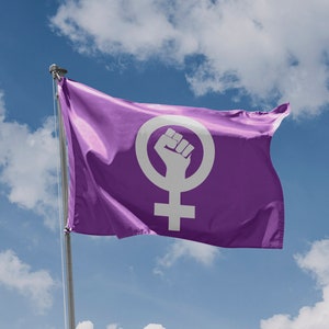 Feminism Pride Flag | Unique Design Print | High Quality Materials | 5 Sizes | Made in EU