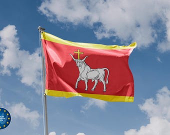 Kaunas City Flag | Unique Design Print | High Quality Materials | 5 Sizes | Made in EU