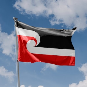 Maori Sovereignty Movement Flag | Unique Design Print | High Quality Materials | 5 sizes | Made in EU