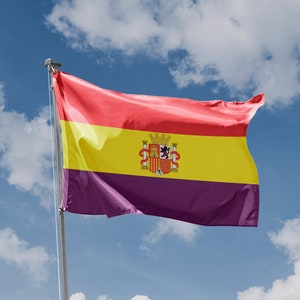 Flag of Spain (1931–1939) | Unique Design Print | High Quality Materials | 5 Sizes | Made in EU