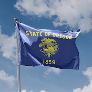 State Flag of Oregon, USA, Unique Print, 3x5 Ft / 90x150 cm size, EU Made