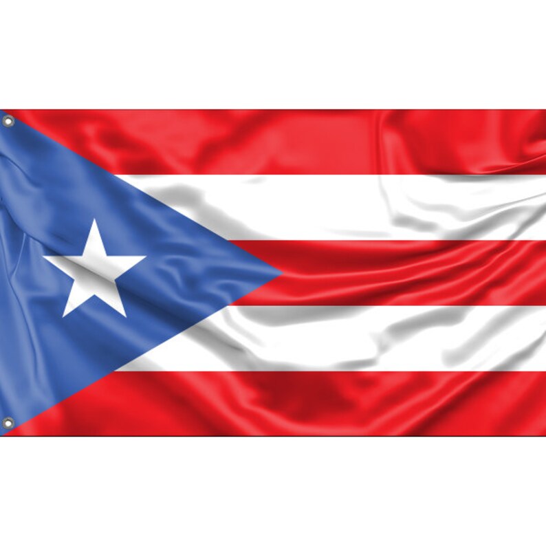 Pouter Rico Flag Flag of Puerto Rico | Unique Design Print | High Quality Materials ...