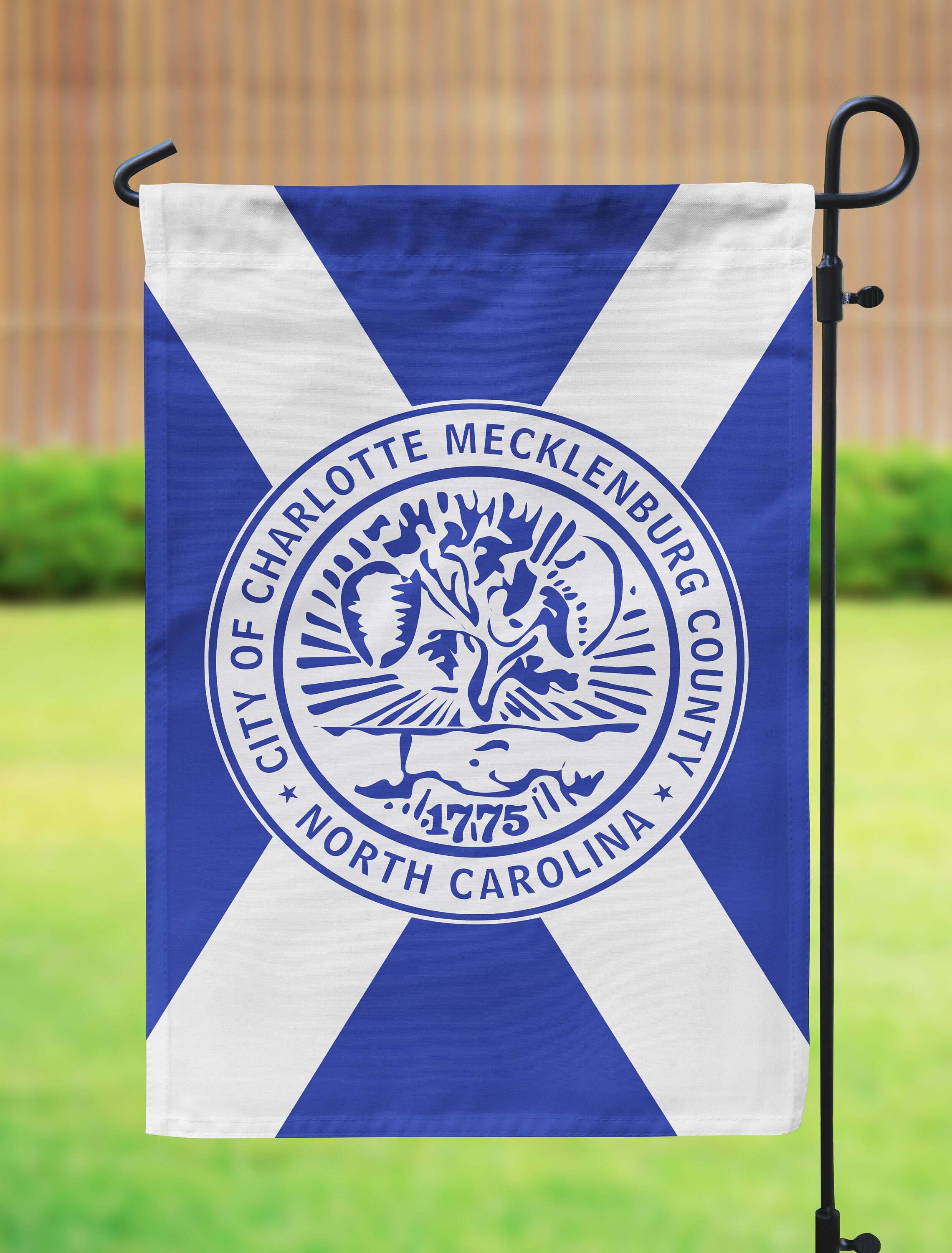 ご確認用　charlotte パネル　4/25 Charlotte, North Carolina USA Garden Flag | Size - 12