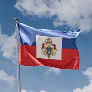 Imperial Haiti Flag | Unique Design Print | High Quality Materials | Size - 3x5 Ft / 90x150 cm | Made in EU