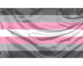 Fahne Demifrau Demi-Girl Flagge Demigender Hissflagge 90x150cm 