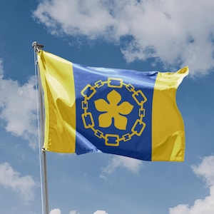 Flag of Hamilton, Ontario, Unique Print, 3x5 Ft / 90x150 cm size, EU Made