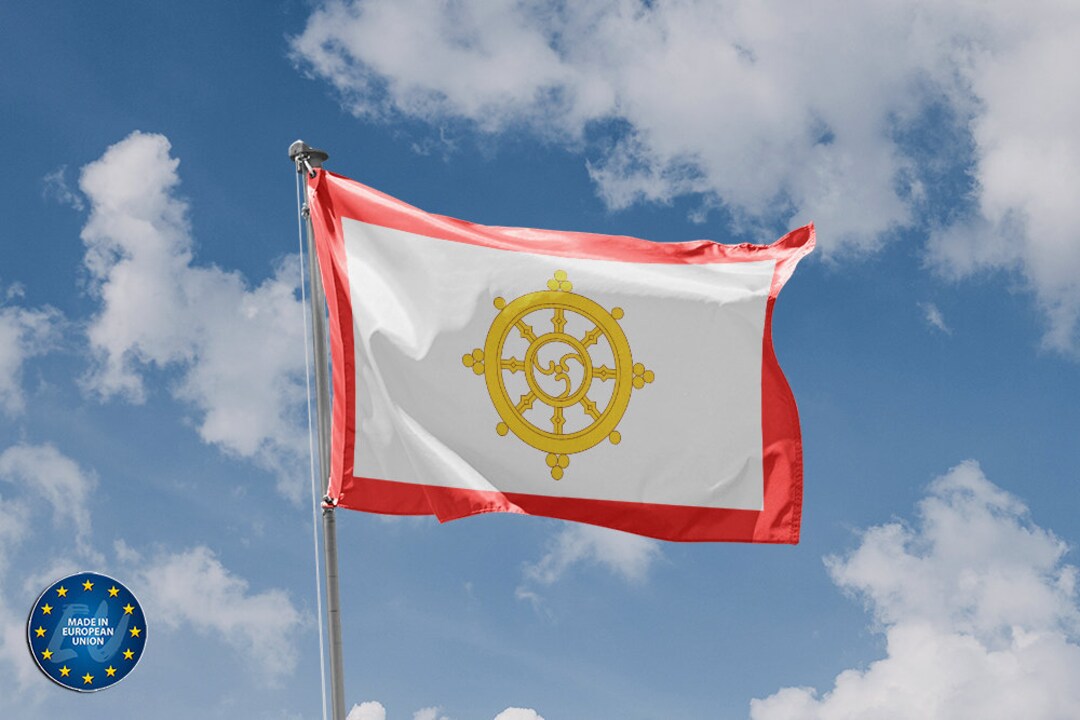 Kingdom Of Sikkim 1642 1975 Flag Unique Print 3x5 Ft 90x150 Cm Size kingdom-of-sikkim-1642-1975-flag-unique-print-3x5-ft-90x150-cm-size