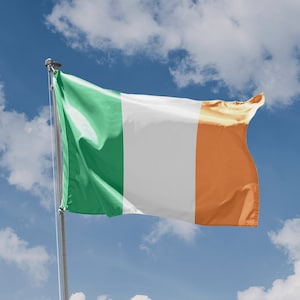 Flag of Ireland | Unique Design Print | High Quality Materials | Size - 3x5 Ft / 90x150 cm | Made in EU