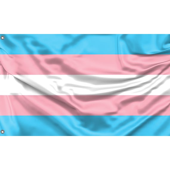 Transgender Pride Flag Unique Print, 3x5 Ft / 90x150 Cm Size, EU
