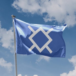 Bandera de la Tribu Cheyenne del Norte / Diseño Único Estampado / Materiales de Alta Calidad / 5 Tamaños / Fabricado en la UE