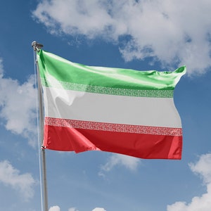 Iran Woman Life Freedom Protest Flag | Unique Design Print | High Quality Materials | Size - 3x5 Ft / 90x150 cm | Made in EU