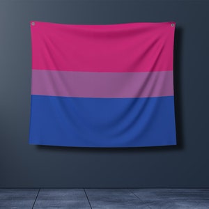 Bisexual Pride Tapestry | Unique Design Print | High Quality Materials | Different Size Options | Made in EU