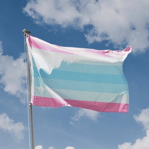 Transmasculine Flag | Unique Design Print | High Quality Materials | 5 sizes | Made in EU