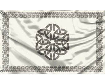 Ancient Celtic Flag | Unique Design Print | High Quality Materials | Size - 3x5 Ft / 90x150 cm | Made in EU