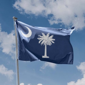 South Carolina State Flag | Unique Design Print | High Quality Materials | 5 Sizes | Made in EU
