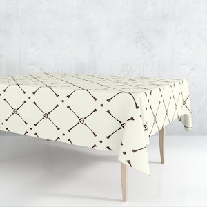 Pirate Bones Design Tablecloth | Unique Design Table Decor | High Quality Textile and Print | Made in EU