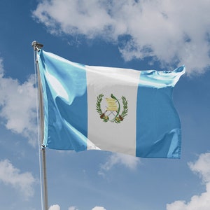 Flag of Guatemala | Unique Design Print | High Quality Materials | 5 Sizes | Made in EU