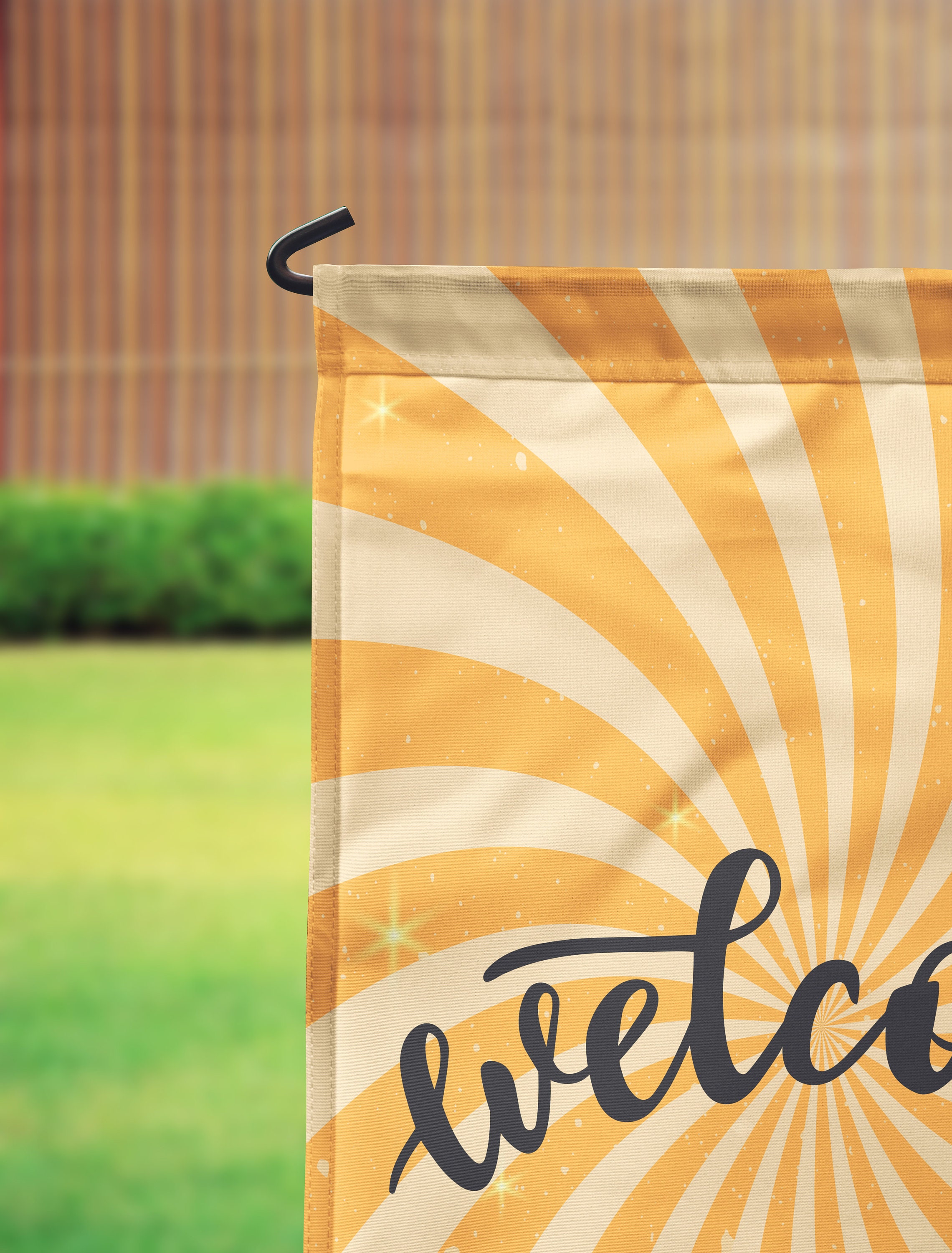 in Vintage Yellow Garden Flag Size 12 X Etsy