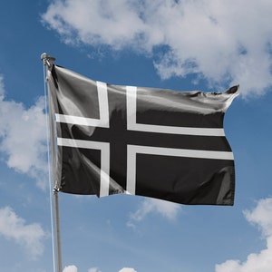 Norway Black Flag | Unique Design Print | High Quality Materials | 5 Sizes | Made in EU