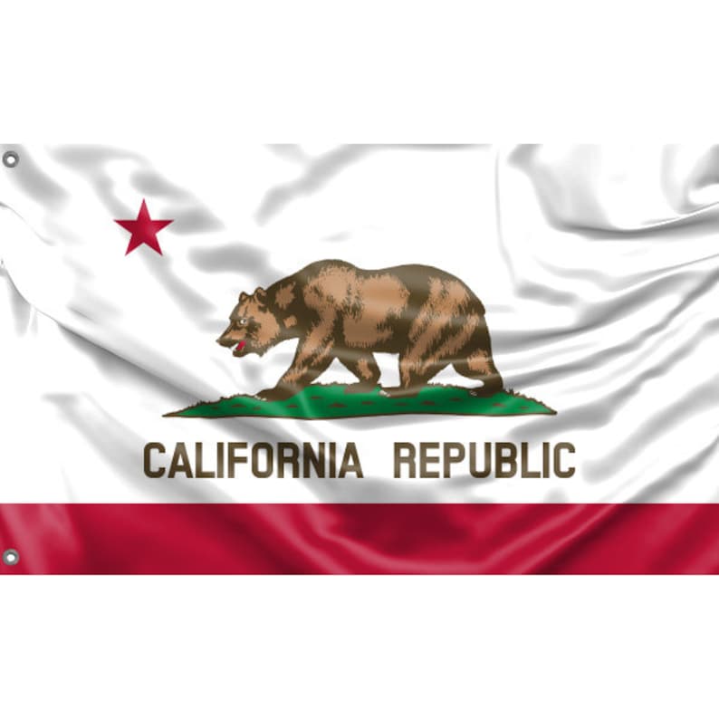 California State Flag | Unique Design Print | High Quality Materials ...