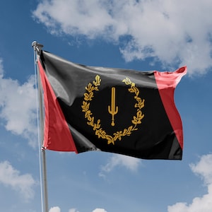 Black-American Heritage Flag | Unique Design Print | High Quality Materials | 5 sizes | Made in EU