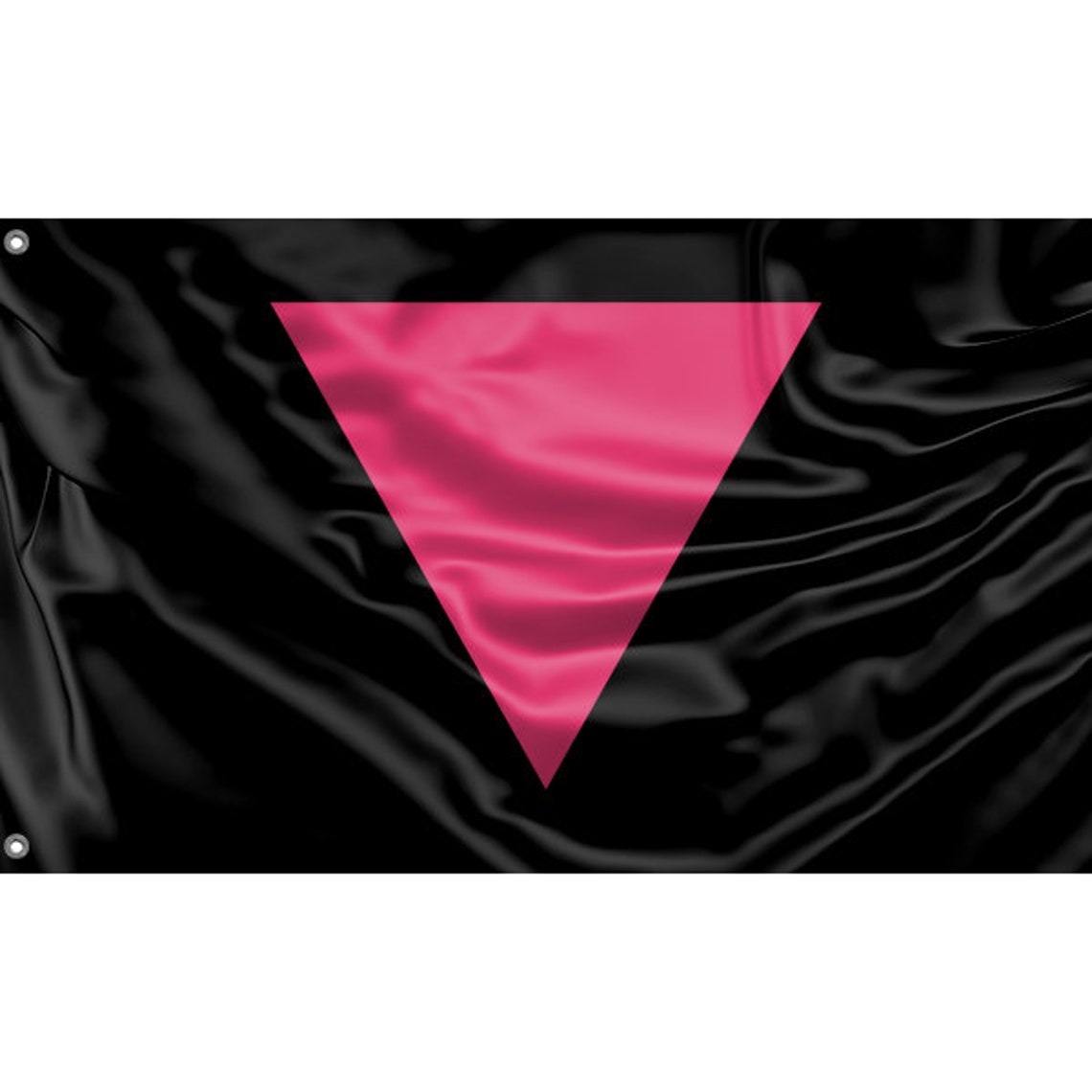 Pink Triangle Flaglets Pink Triangle Pride Flag | Unique Design Print | High Quality Materials ...