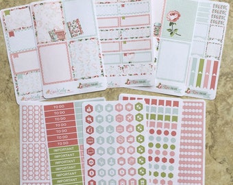 ROSE PARADE: Planner Sticker Kit without Mission Board Hexagons | inkWELL Press Planner | A5 - Quarterly or Bound | LucKaty