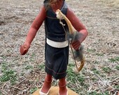 Warrior Maiden, Vintage Warrior Maiden Kachina Doll, Benson Begay, Kachina Figure, Wooden Sculpture, Collectible Decor, Display