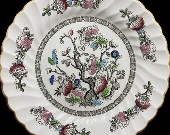 Vintage Myott Fine Staffordshire Dinnerware, Assorted Pieces, Myott Indian Tree Pattern, Replacement, Decor