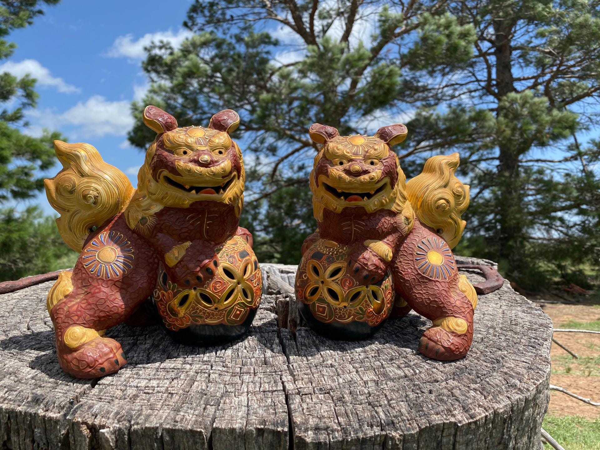 Kutani Foo Dogs - Etsy