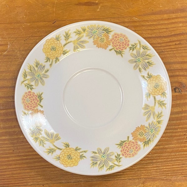 Vintage Sunny Side by Noritake Saucer Plate, 6" Saucer, Noritake Sunny Side 9003, Noritake Dinnerware, Dining, Replacement