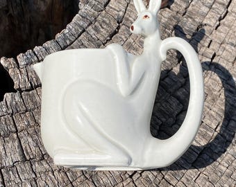 Vintage Fitz & Floyd Kangaroo Creamer, 4" Tall, Fitz and Floyd Creamer Kangaroo, Tea Party, Dining, Gift, Decor