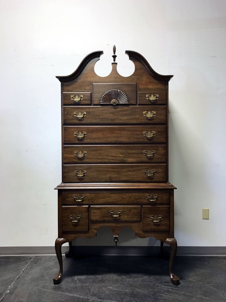 Pennsylvania House Solid Cherry Queen Anne Highboy Chest Etsy