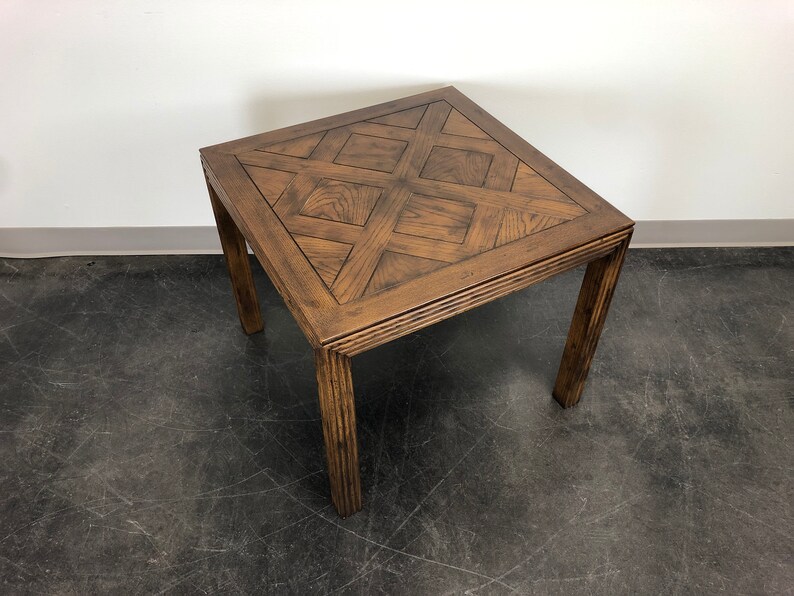 Henredon Artefacts Campaign Style Square Accent Table Etsy