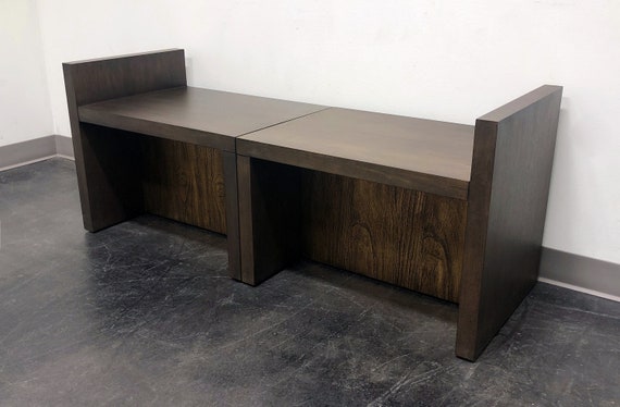 Baker Milling Road Better Together Bench In Walnut By Kara Etsy