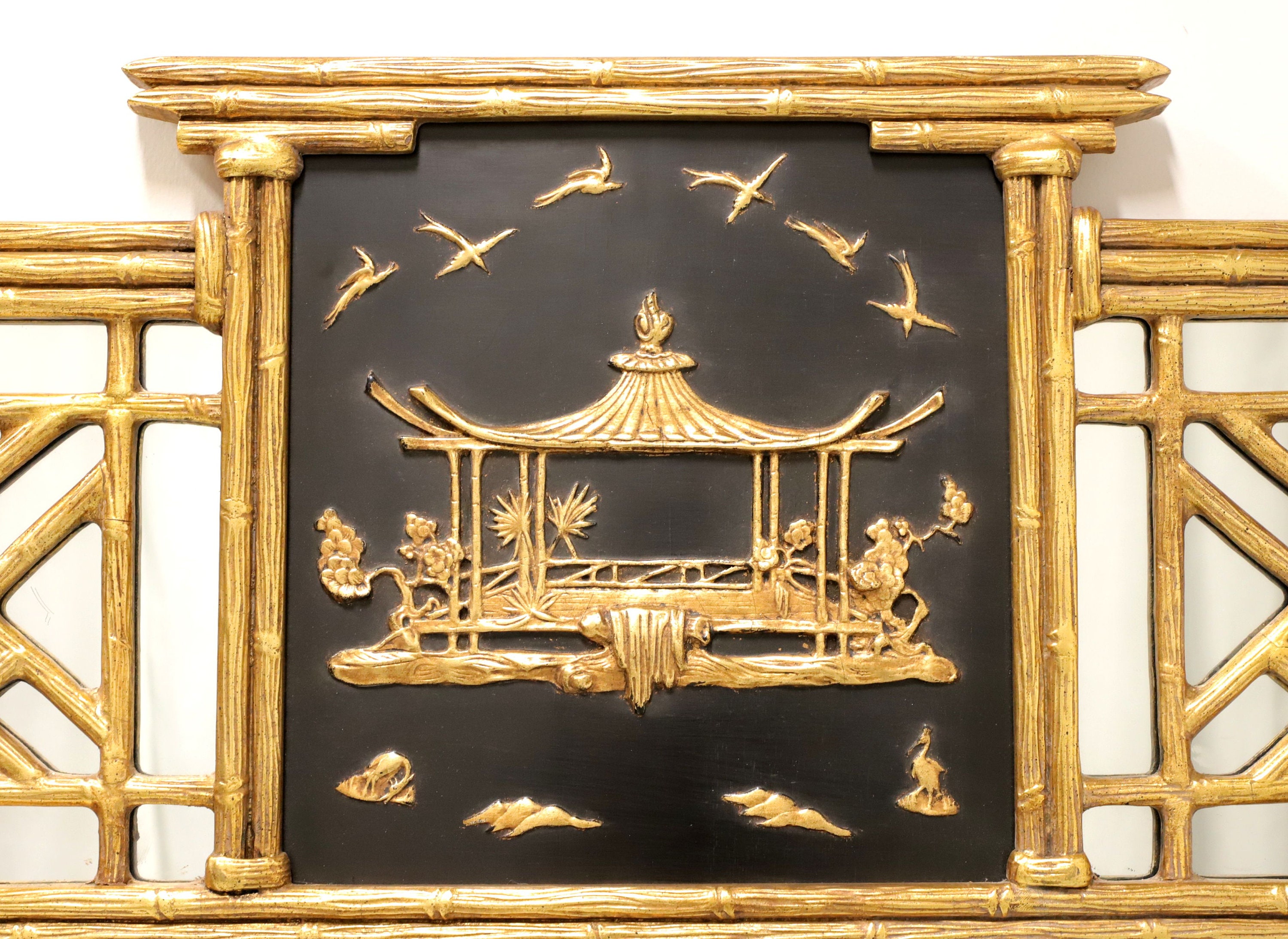 FRIEDMAN BROTHERS Gold Gilt Faux Bamboo Japanese Pagoda