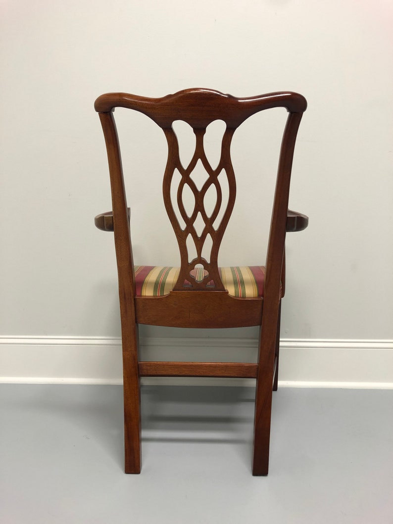 HICKORY CHAIR Solid Mahogany Chippendale Straight Leg Dining - Etsy