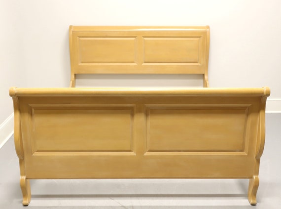 Ethan allen country french sleigh bed deals