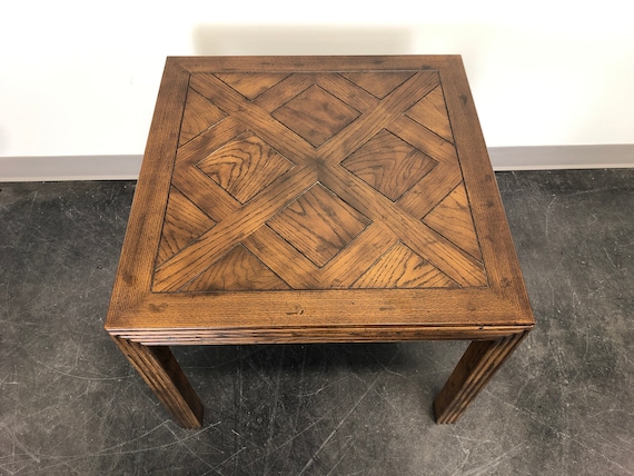 Henredon Artefacts Campaign Style Square Accent Table