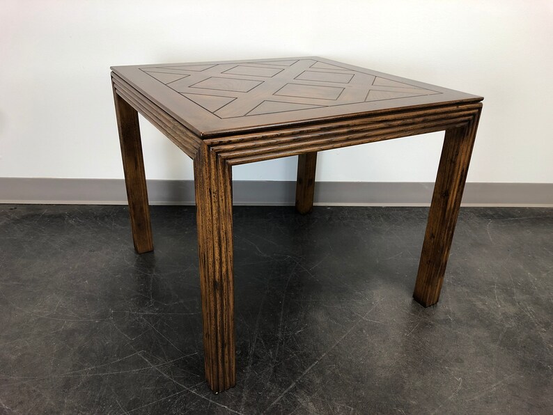Henredon Artefacts Campaign Style Square Accent Table Etsy