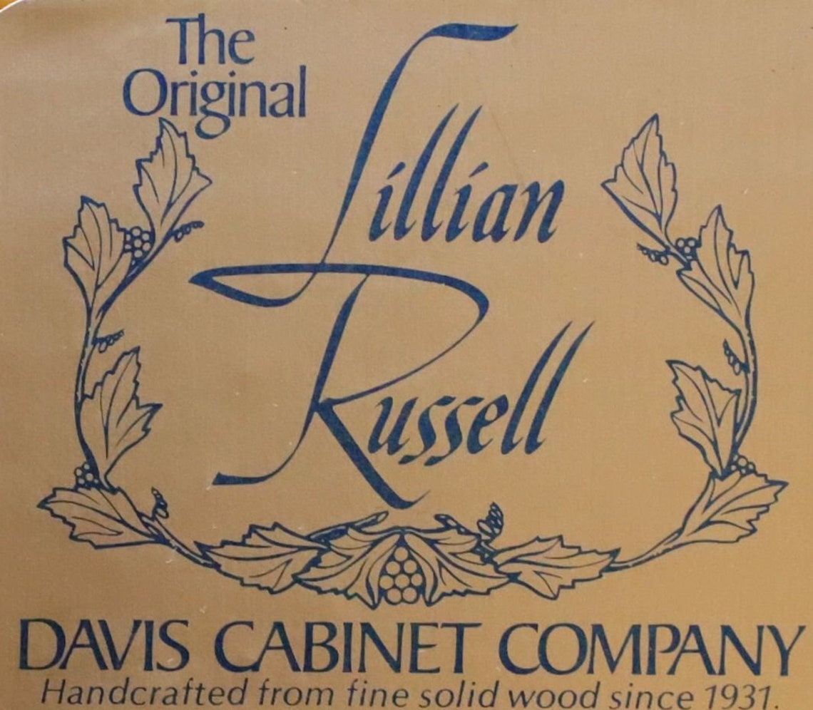 DAVIS Lillian Russell Solid Walnut Victorian Slant Etsy