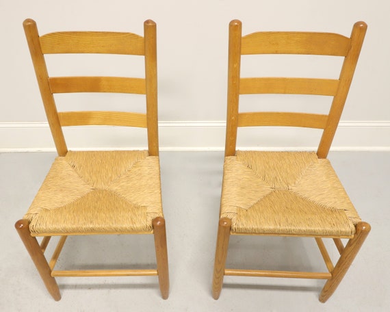 Ladder back chairs with on sale rush seats