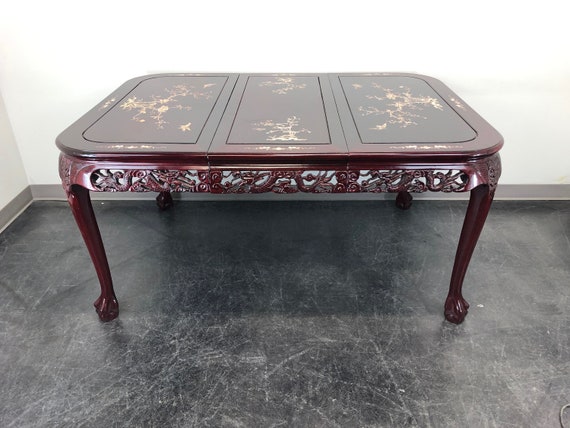 Chinese Carved Rosewood Mother Of Pearl Inlay Dining Table - Chinese Carved Coffee Tables Chinese Carved Rosewood Mother Of Pearl Inlay Dining Table - Chinese Carved Coffee Tables