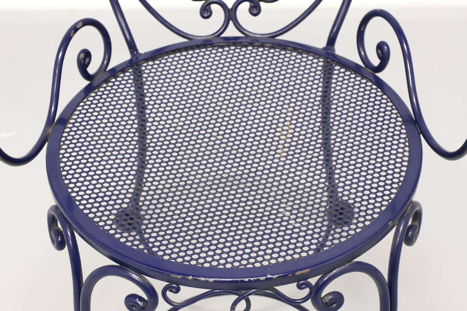 Vintage Wrought Iron Patio / Bistro Set 3 Pieces Etsy