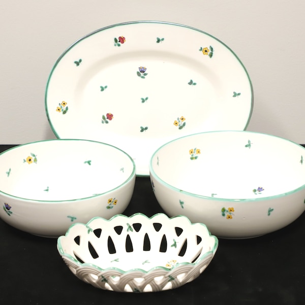 Gmundner Keramik Plateau, Sélection Vert Pomme, 13 X 25,9 Cm