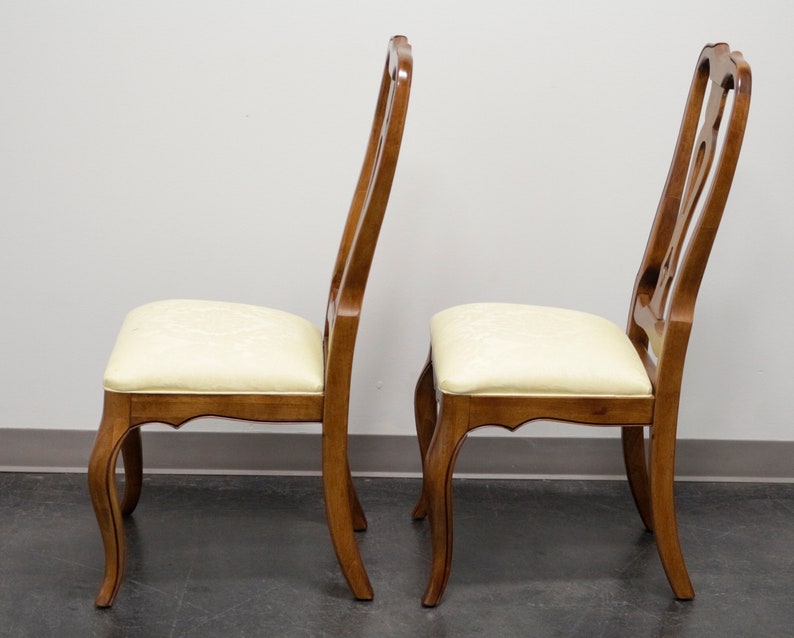 ETHAN ALLEN French Country Dining Side Chairs Pair C Etsy